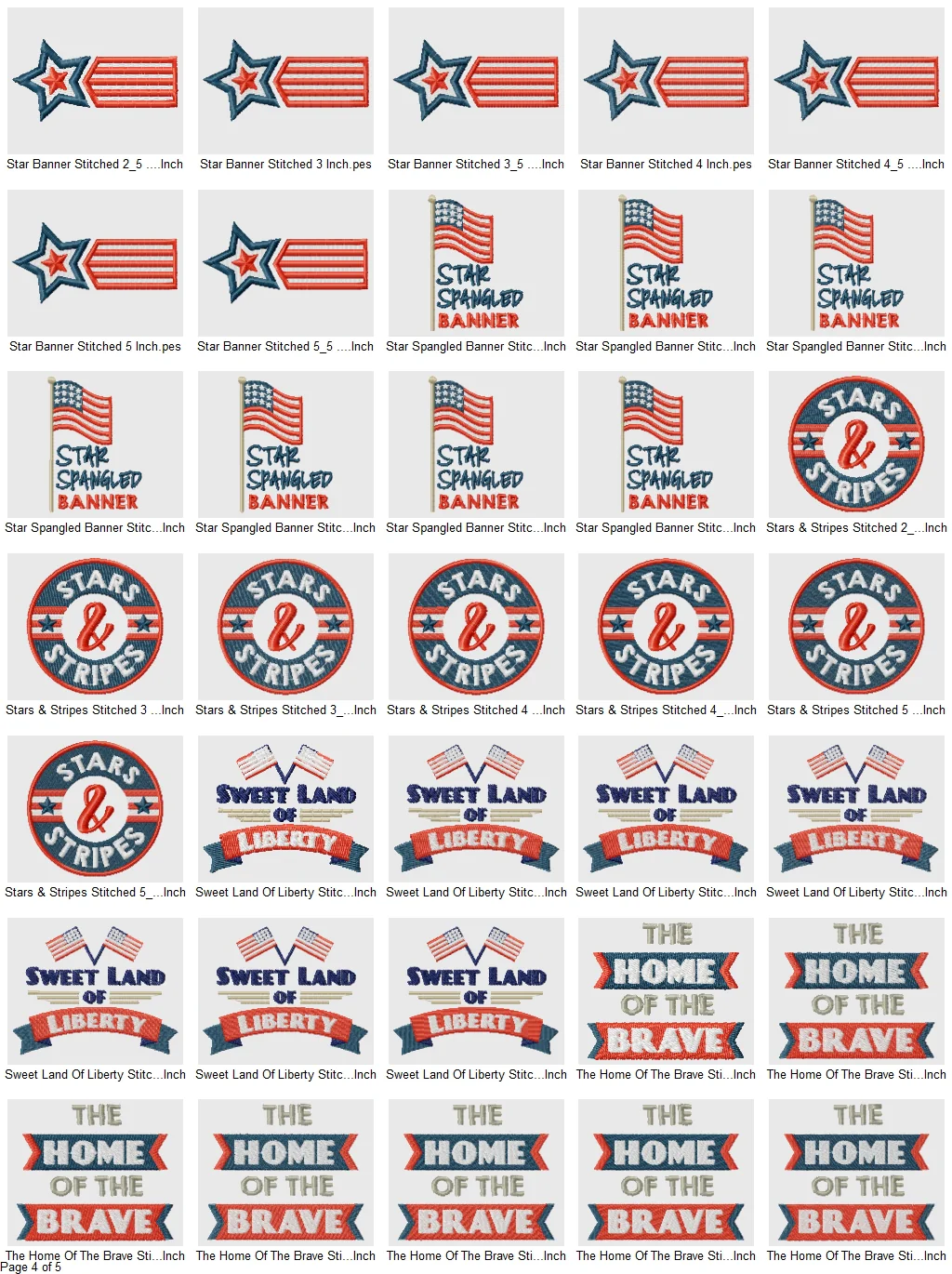 4 Of July - 24  Designs Pack - Image 5