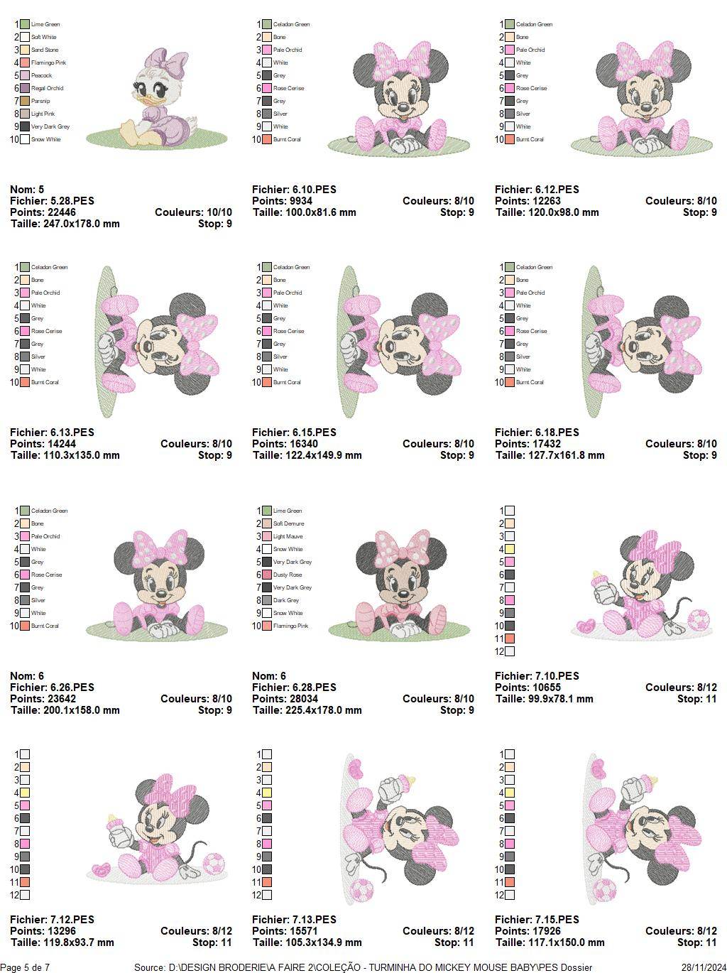 Disney Baby Embroidery Design Collection β 11 Patterns - Image 6