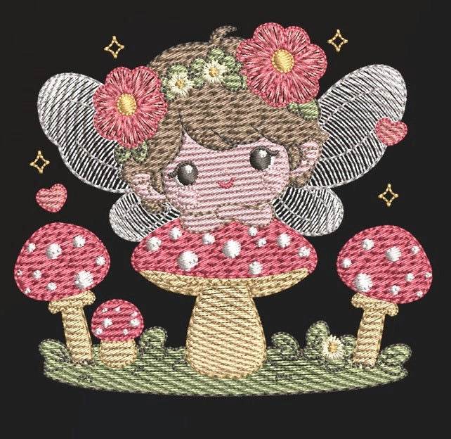 Adorable fairy with flowers β 7 Sizes - Image 3