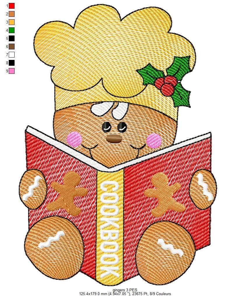 Gingerbread Embroidery Collection - Image 8