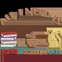 All-I-Need-is-Book - Embroidery Design - Image 2