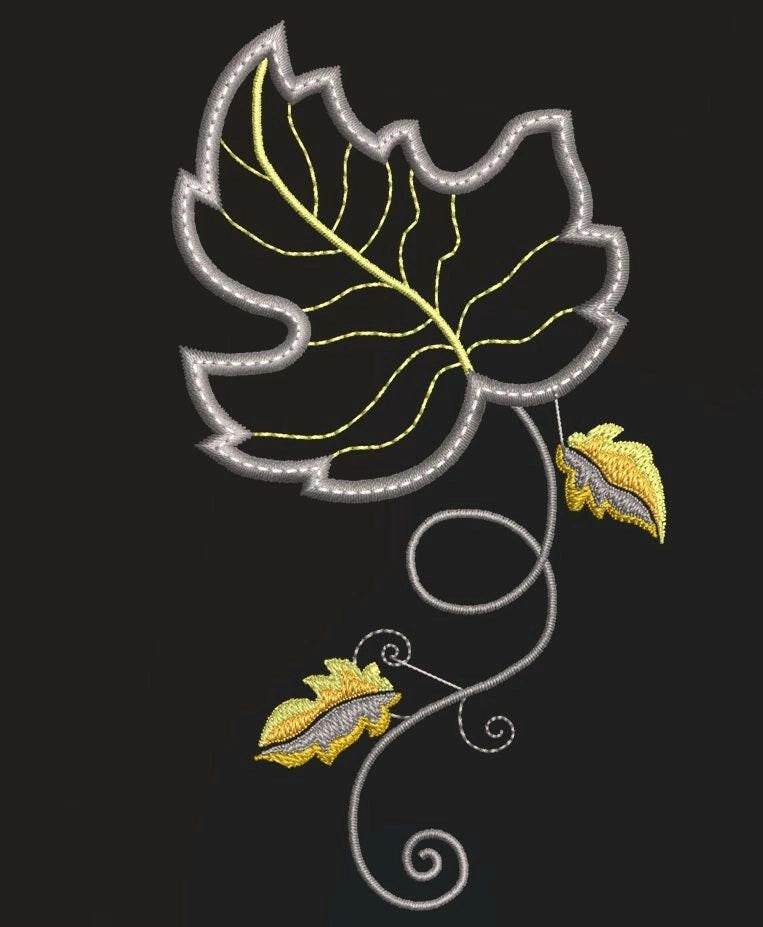 Autumn Appliques: Embroidery Design Pack - Image 3