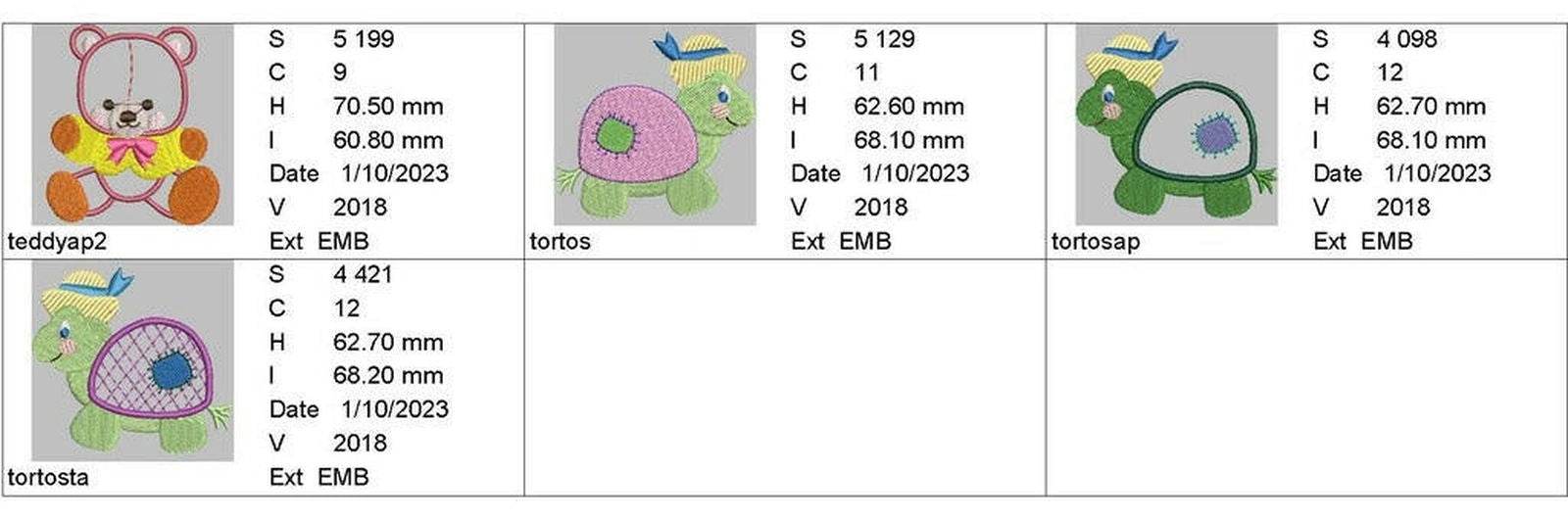 Babies Appliques: Embroidery Design Pack - Image 4
