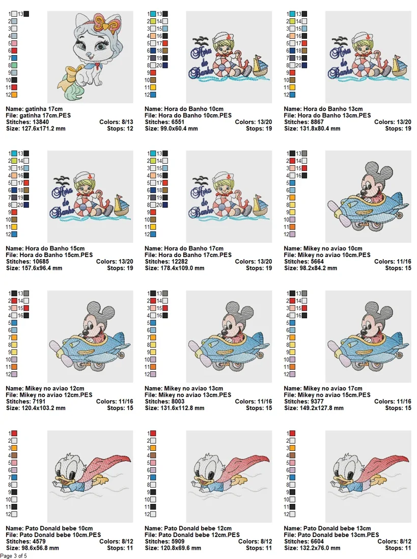 Baby & Kids Machine Embroidery Design Bundle β Cute Animals - Image 4