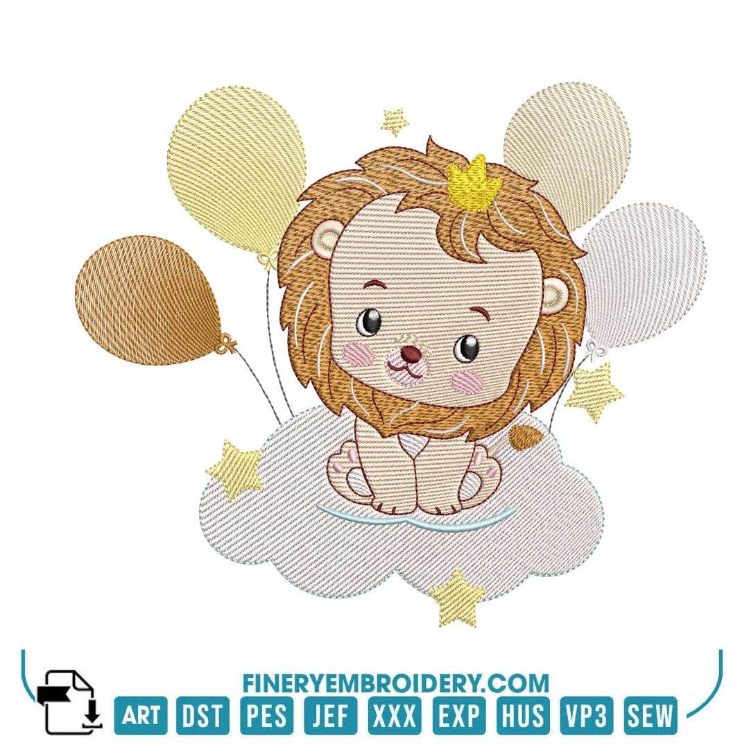 Balloon Animal Embroidery Design Pack – 3 Designs - Multiple Sizes | FineryEmbroidery - Image 4