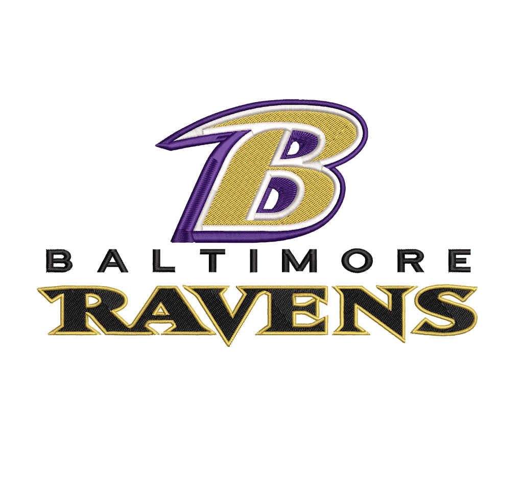 Baltimore Ravens 3 : Embroidery Design - Image 3