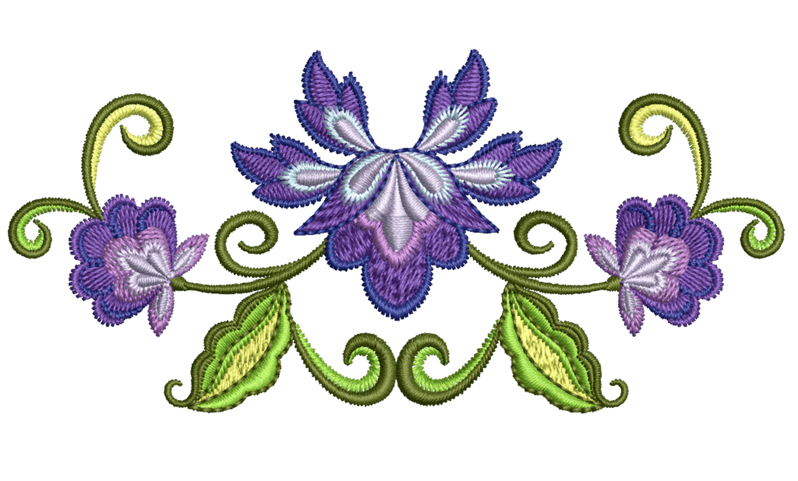 Bloom borders: Embroidery Design Pack - Image 4