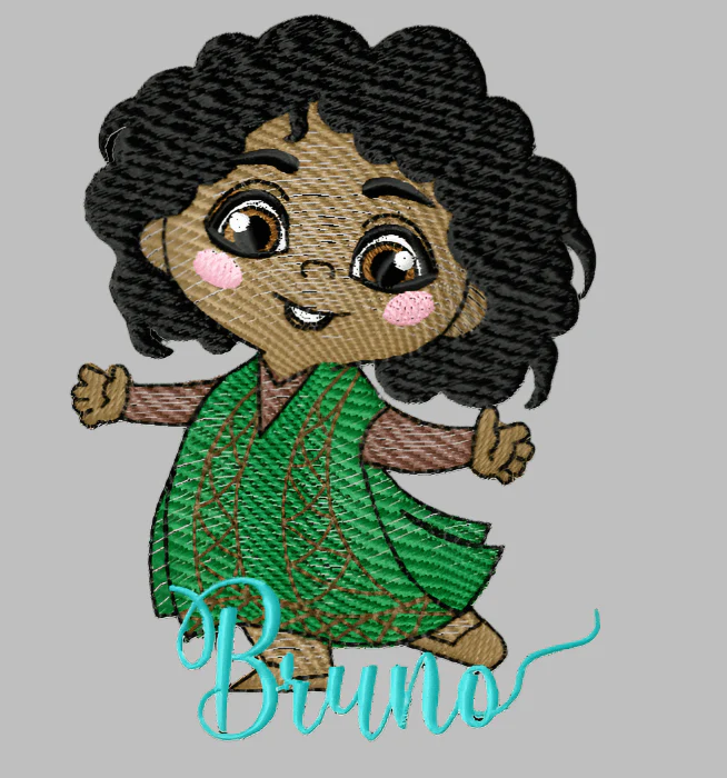 Bruno Free Embroidery Design – Magical Encanto Character - Image 3