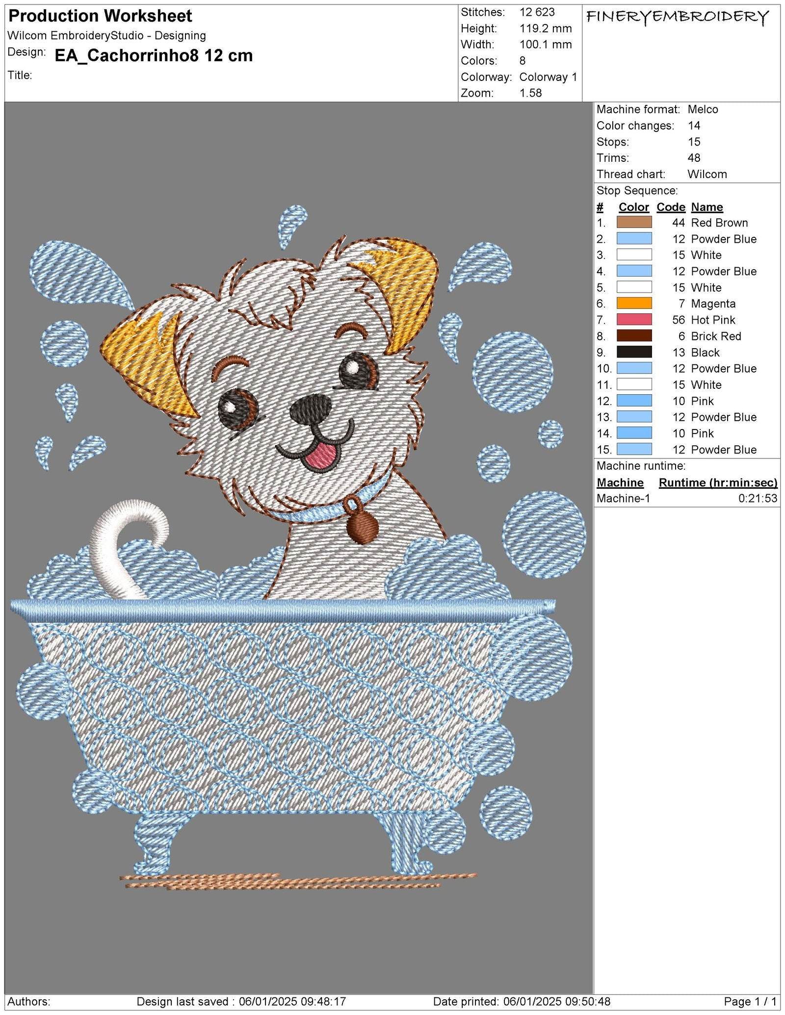 Charming Puppy Embroidery Design Collection – 9 Unique Designs for Your Creative Projects - Image 4