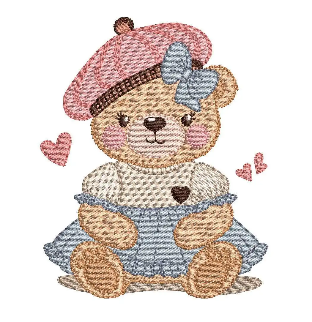 Charming teddy bear with a hat β 7 Sizes - Image 2
