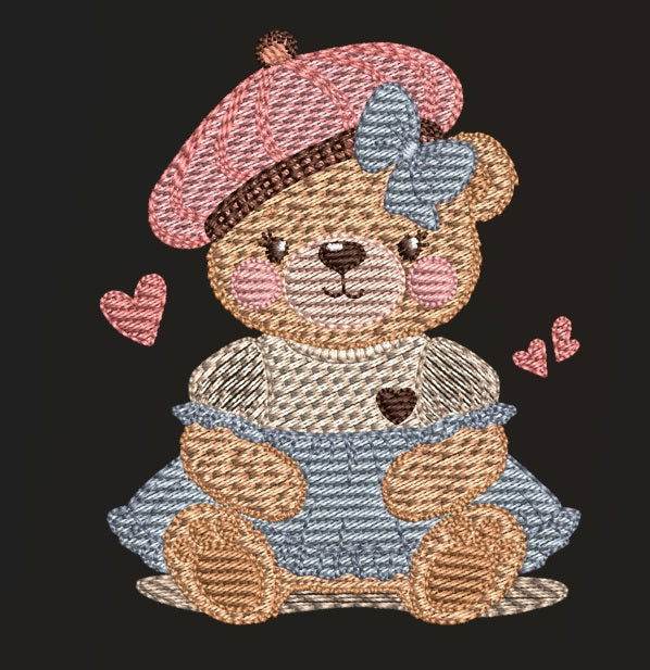 Charming teddy bear with a hat β 7 Sizes - Image 3