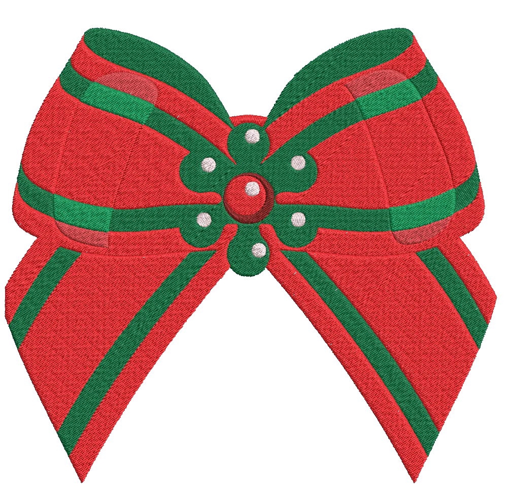Christmas Bows : Design Pack - Embroidery Design - Image 10
