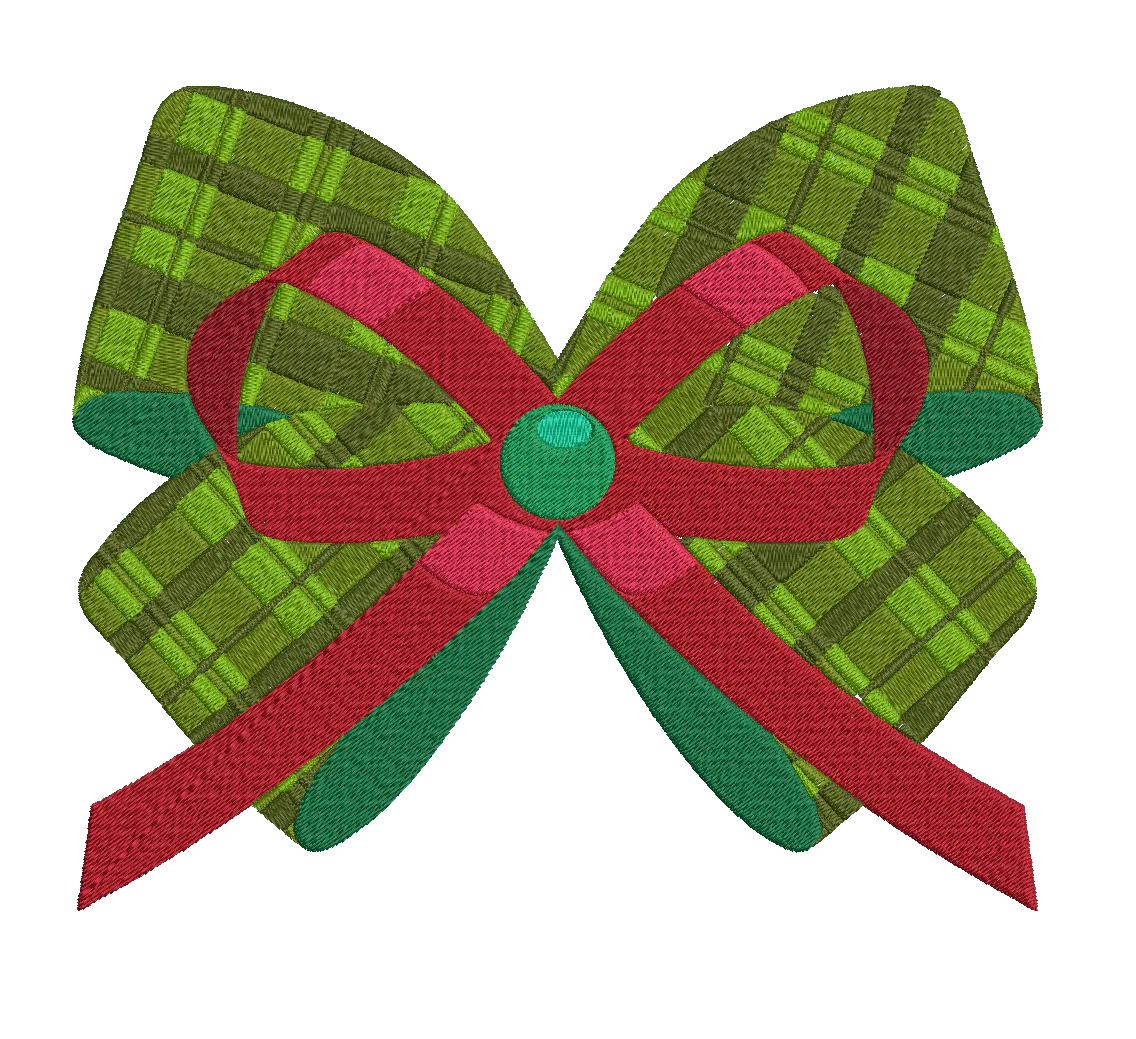 Christmas Bows : Design Pack - Embroidery Design - Image 4