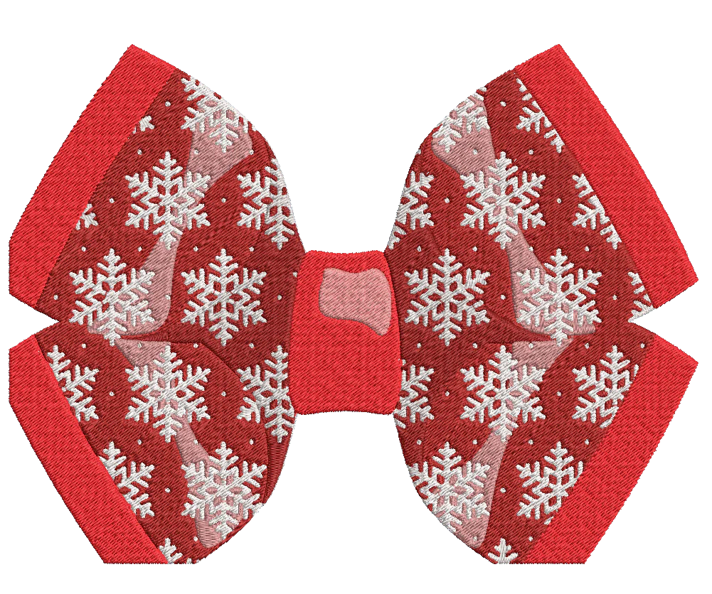 Christmas Bows : Design Pack - Embroidery Design - Image 7