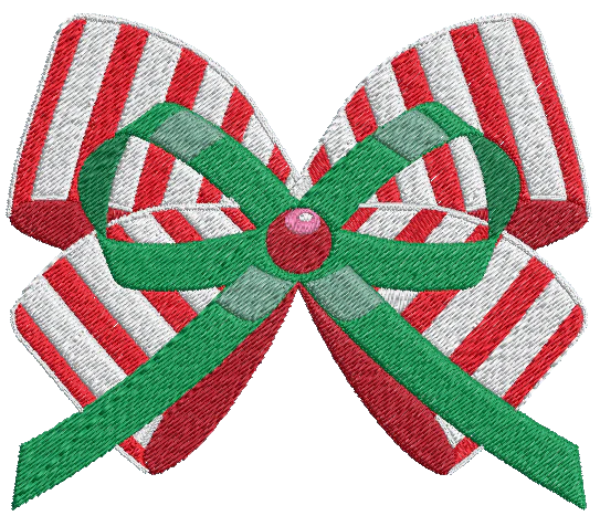 Christmas Bows Pack 2 : Design Pack - Embroidery Design - Image 11