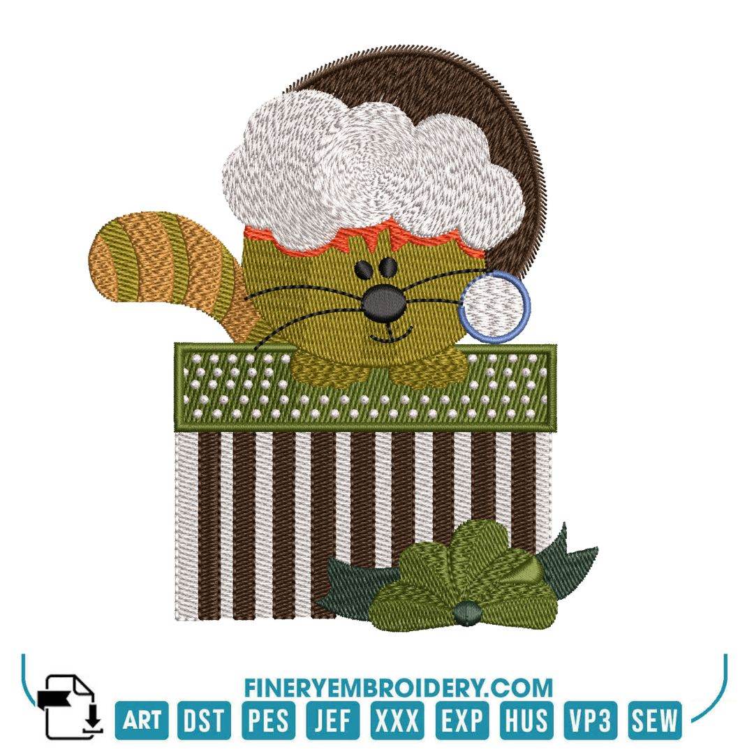 Christmas Cats Embroidery Design Pack - Image 8