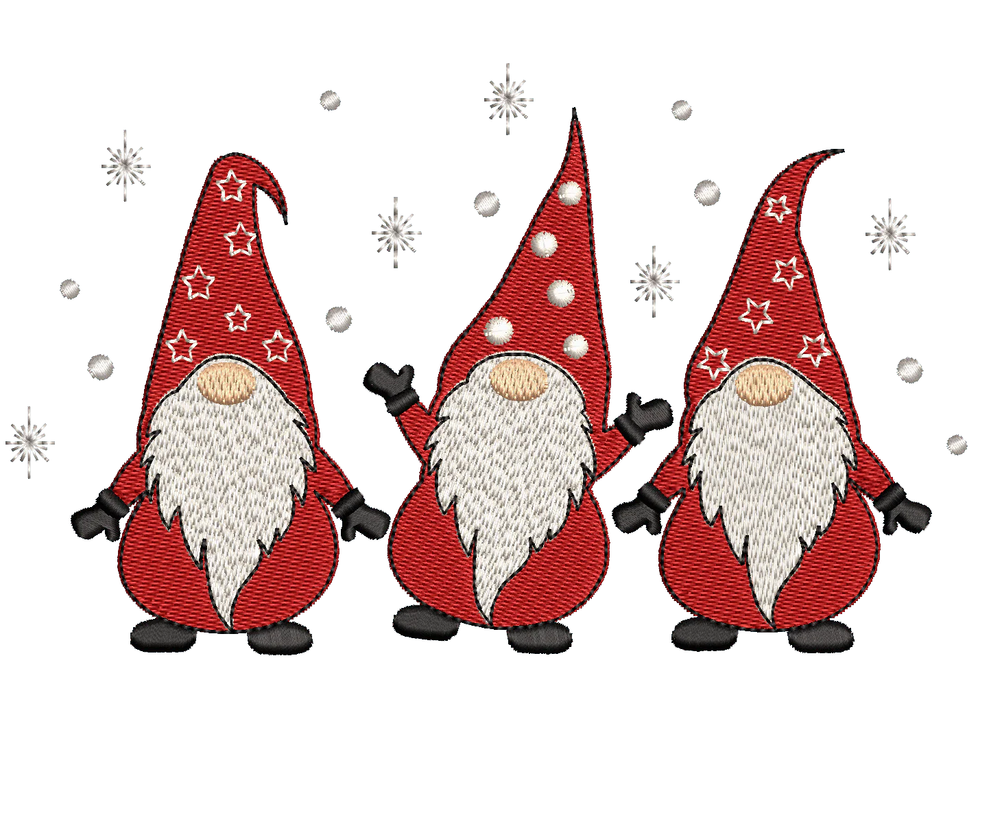 Christmas Gnome 10 - Designs Pack : Embroidery Design - Image 2