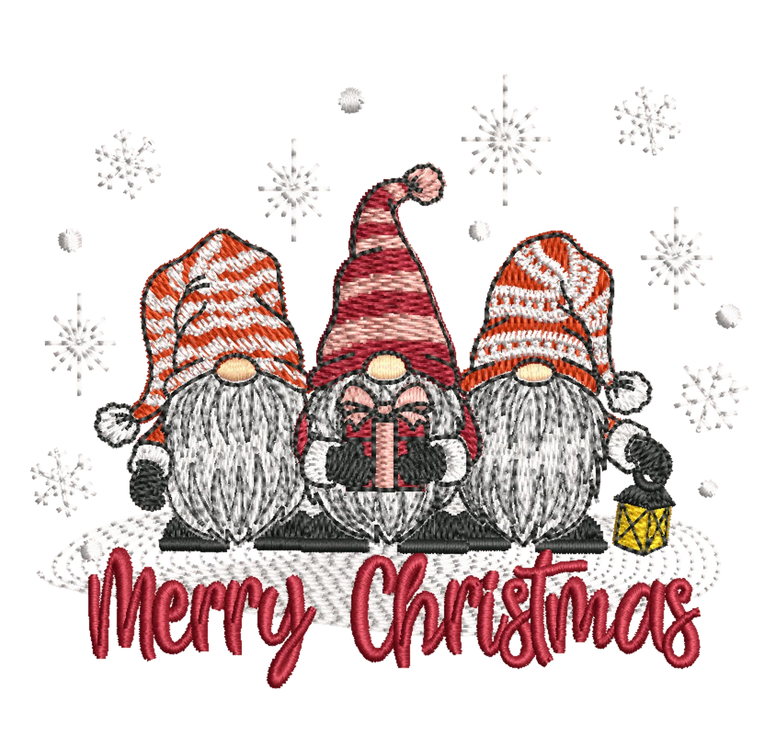 Christmas Gnome 11 : Embroidery Design - Image 2
