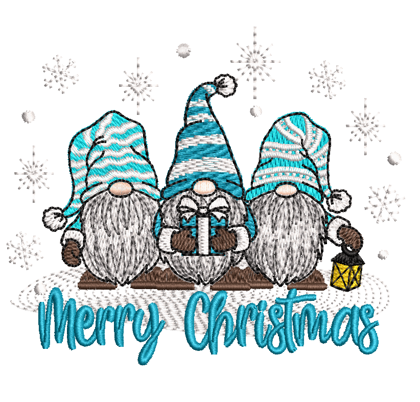 Christmas Gnome 12 : Embroidery Design - Image 2