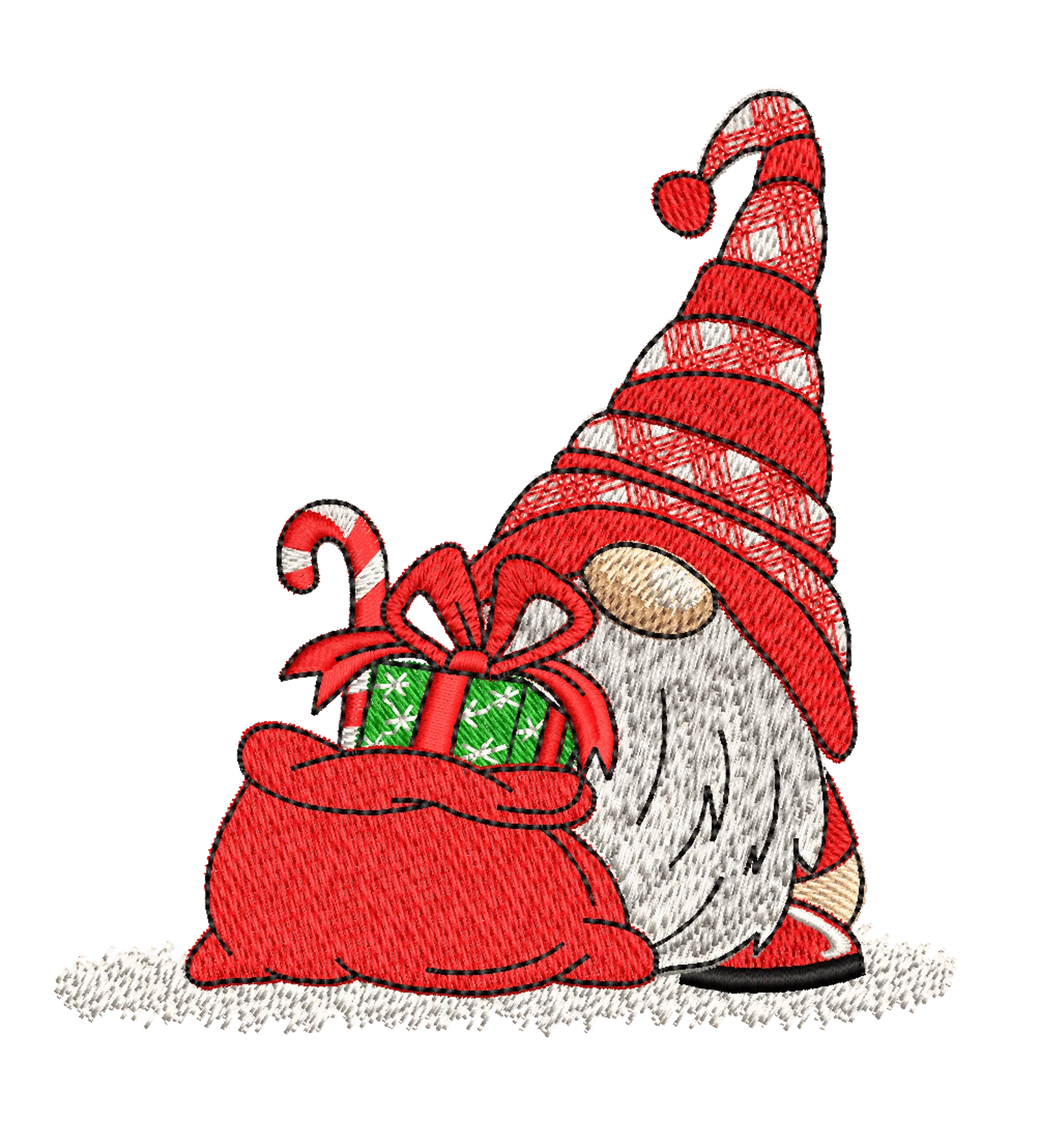 Christmas Gnome 6: Embroidery Design - Image 2
