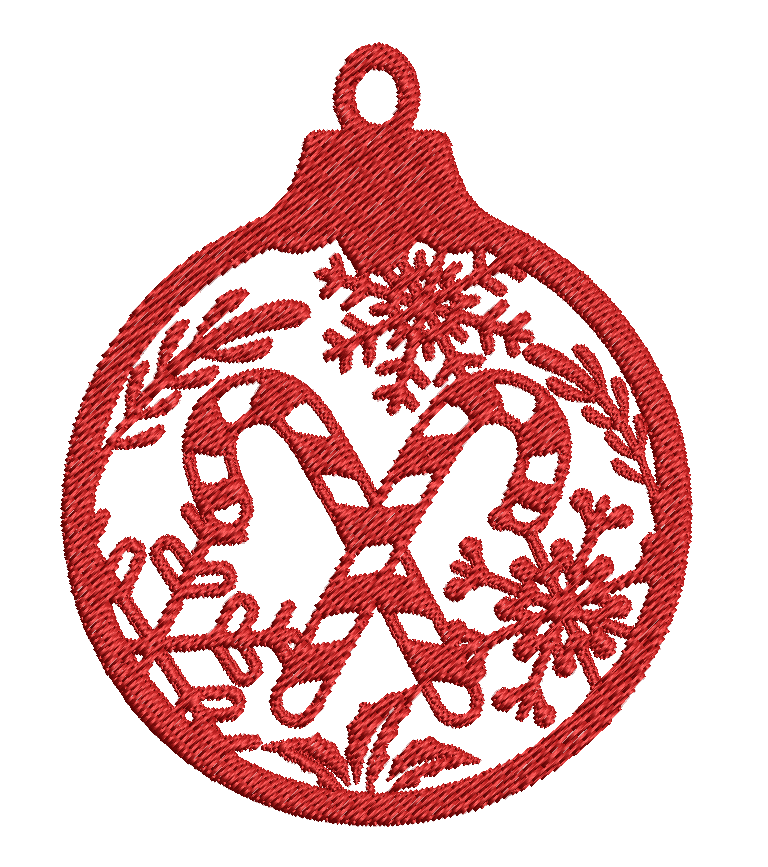 Christmas Ornaments - Designs Pack : Embroidery Design - Image 10