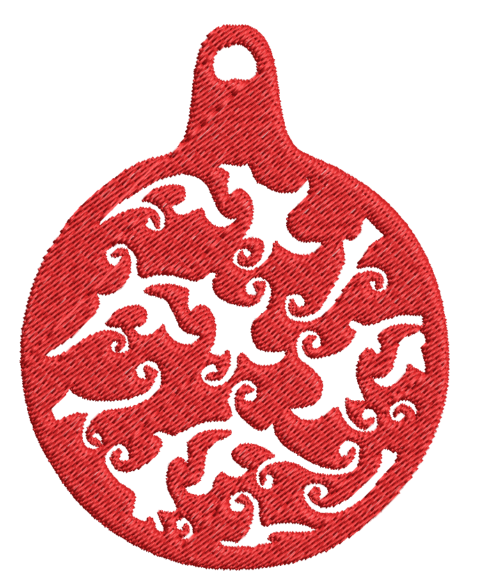 Christmas Ornaments - Designs Pack : Embroidery Design - Image 9