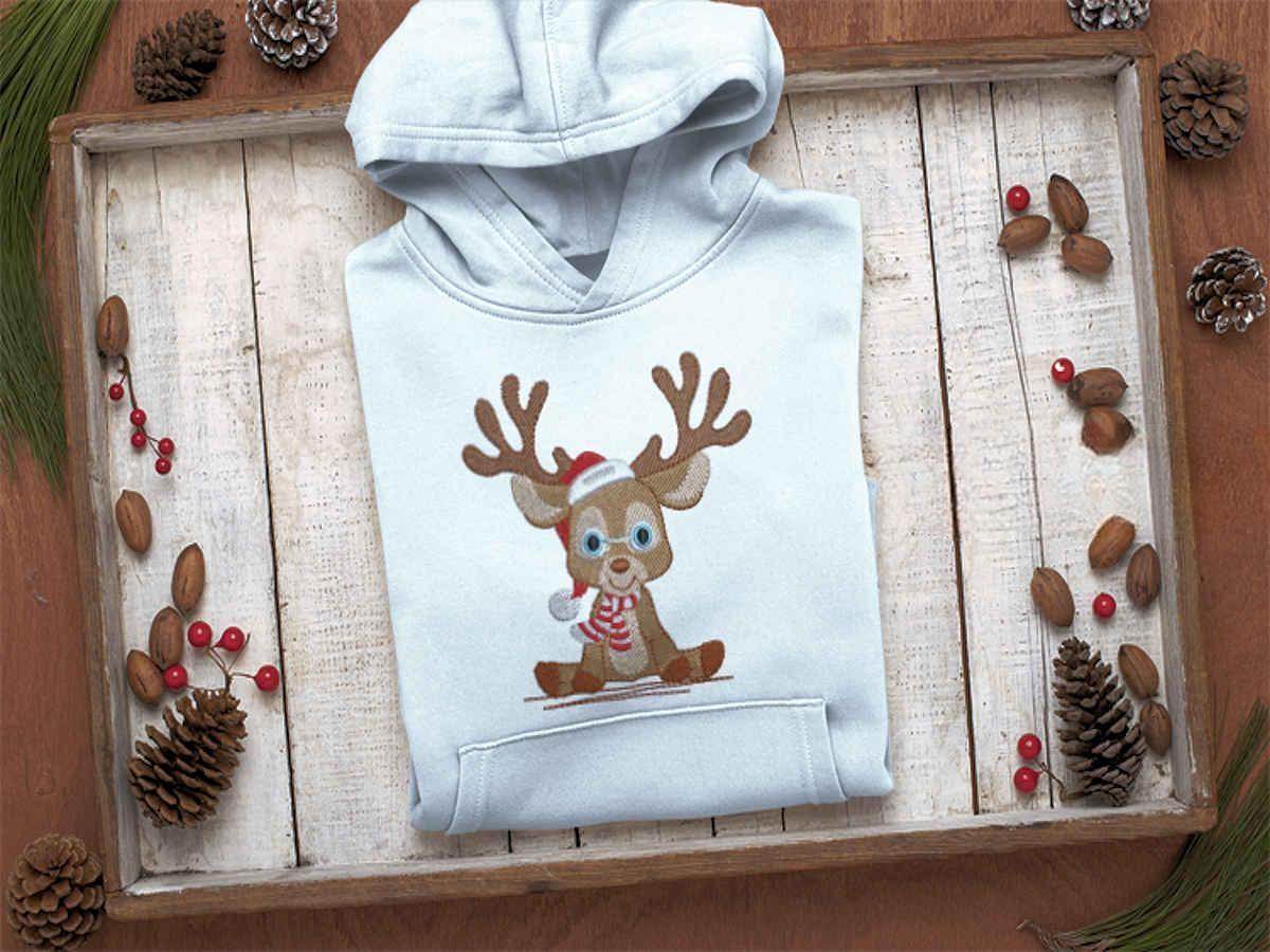 Christmas Reindeer Embroidery Design Pack β 3 Adorable Designs | FineryEmbroidery - Image 3