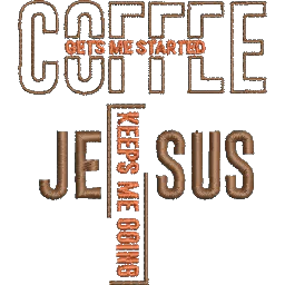 Coffee-and-Jesus-Keeps-Me - Embroidery Design - Image 2