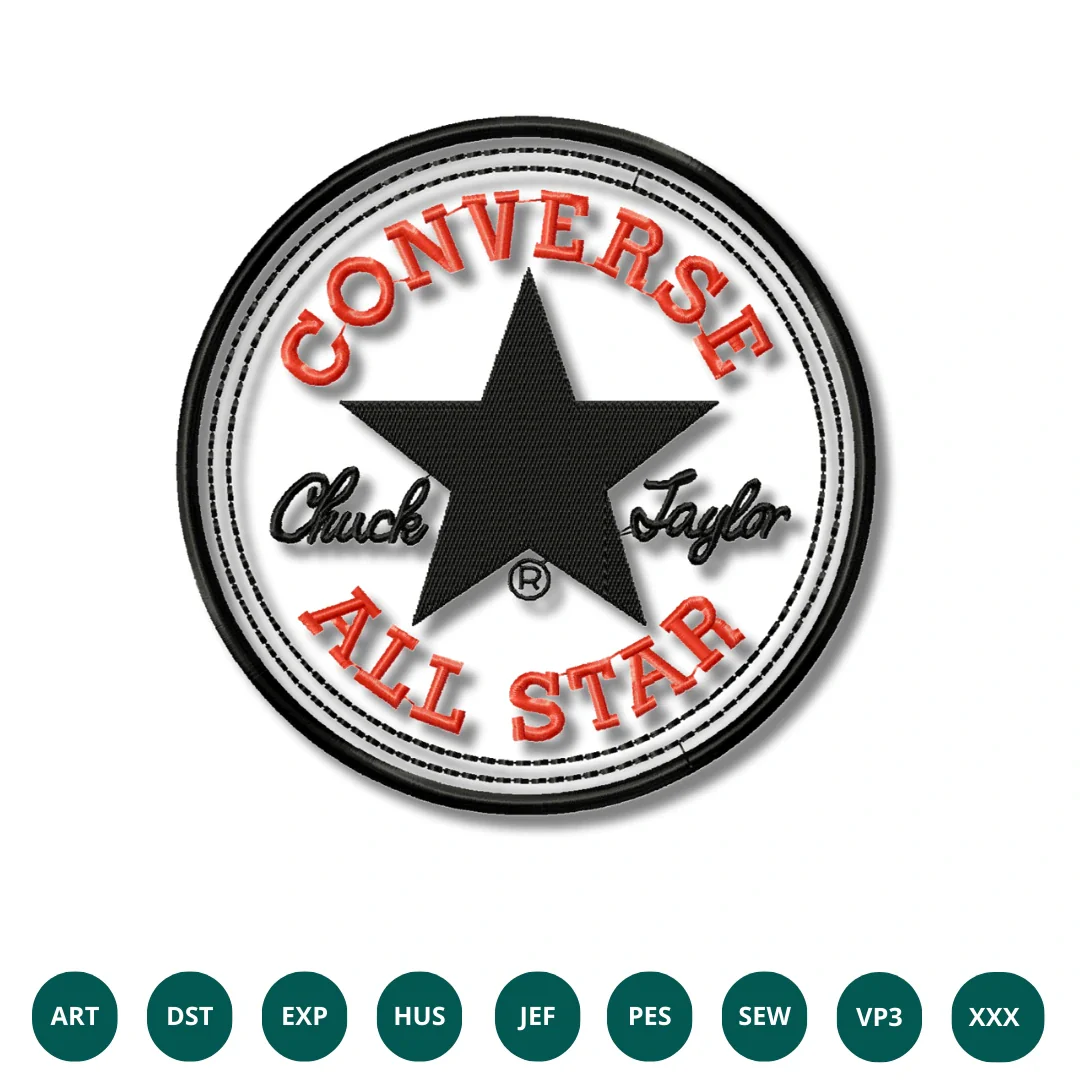 Converse Chuck Taylor Embroidery Design