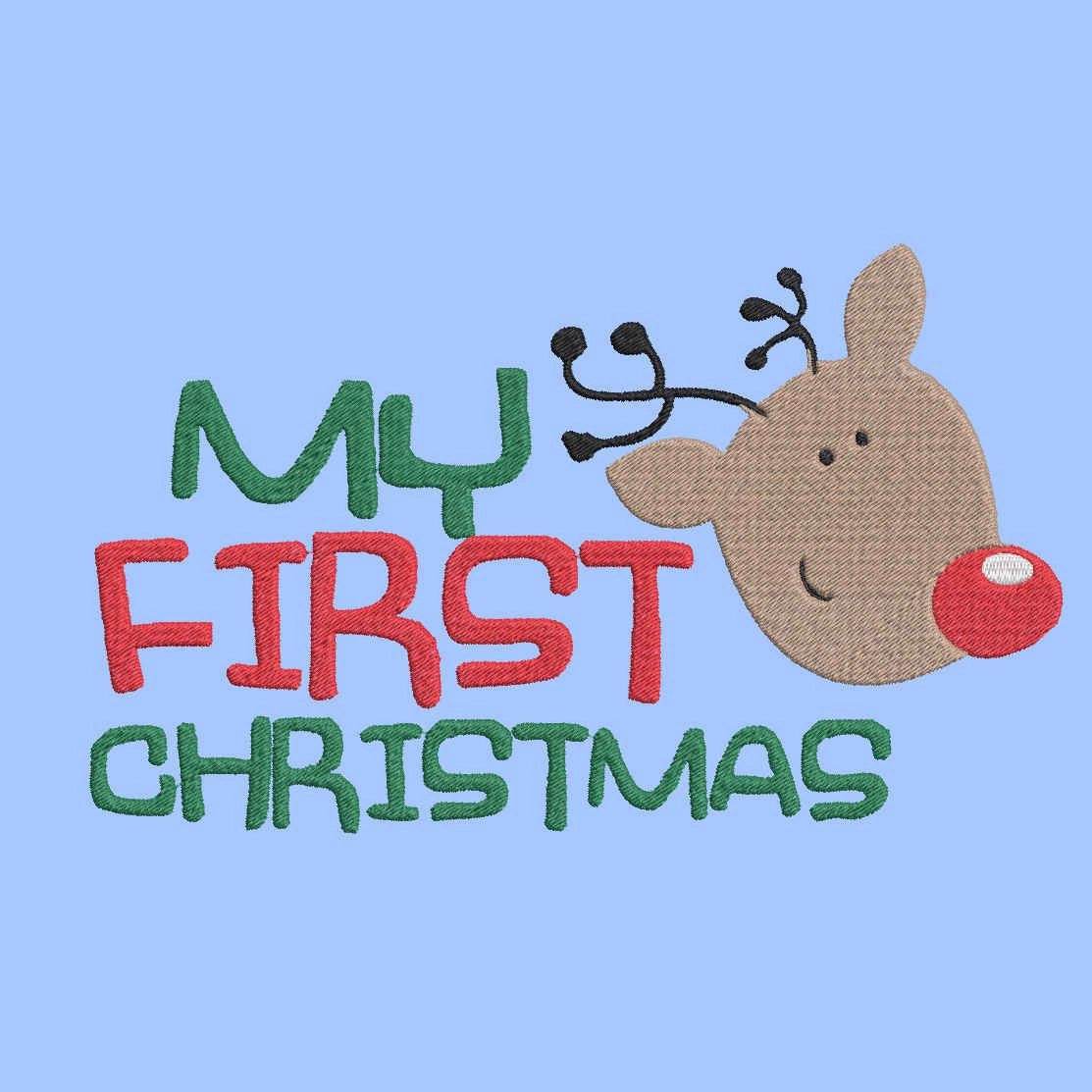 My first Christmas  - Designs pack : Embroidery Design - Image 12