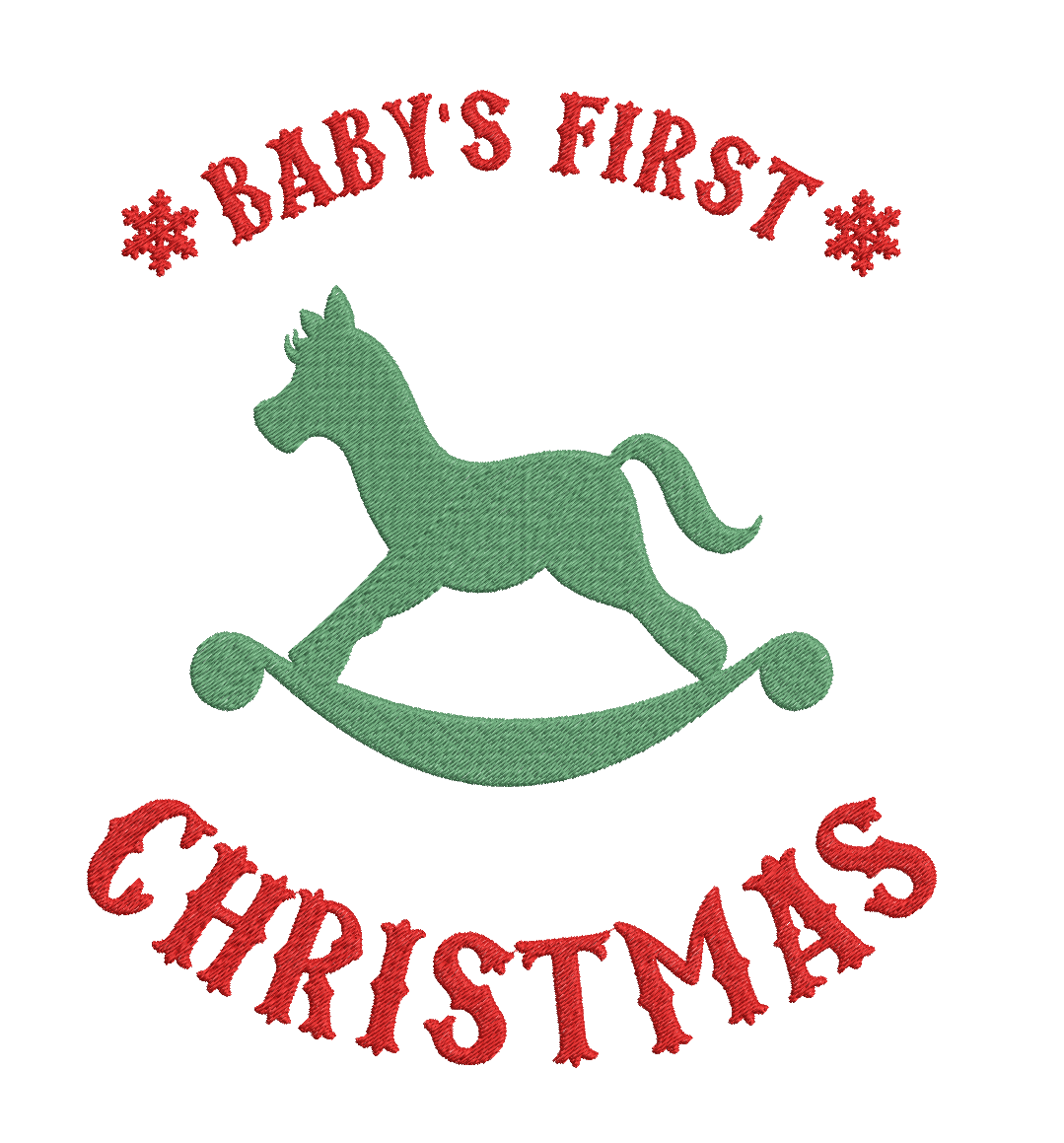 My first Christmas  - Designs pack : Embroidery Design - Image 5
