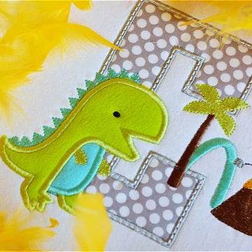 Dino Alphabet Applique A to Z - Image 2
