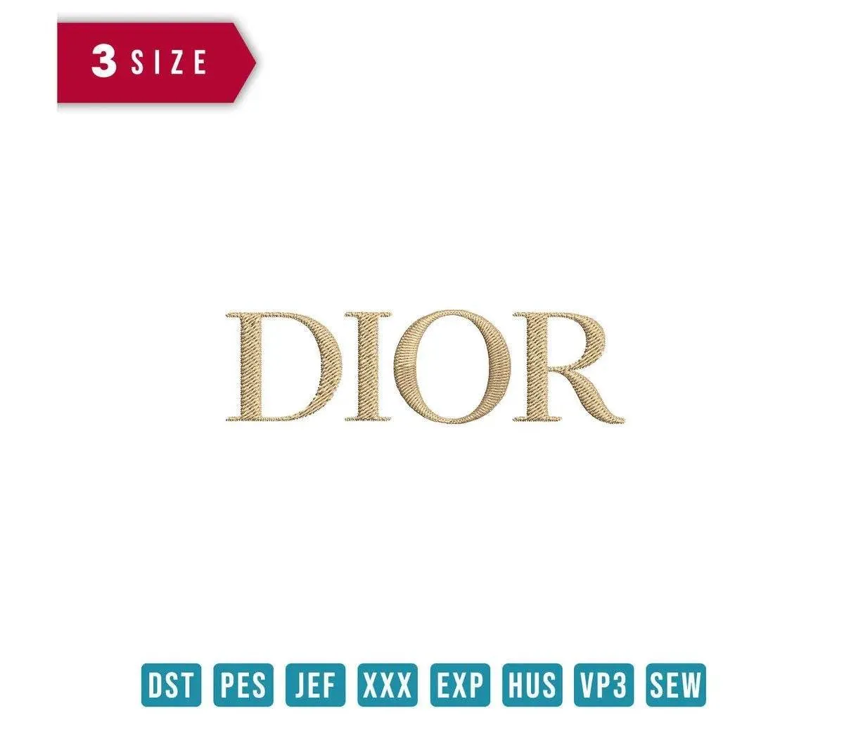 Dior Logo - Embroidery Design