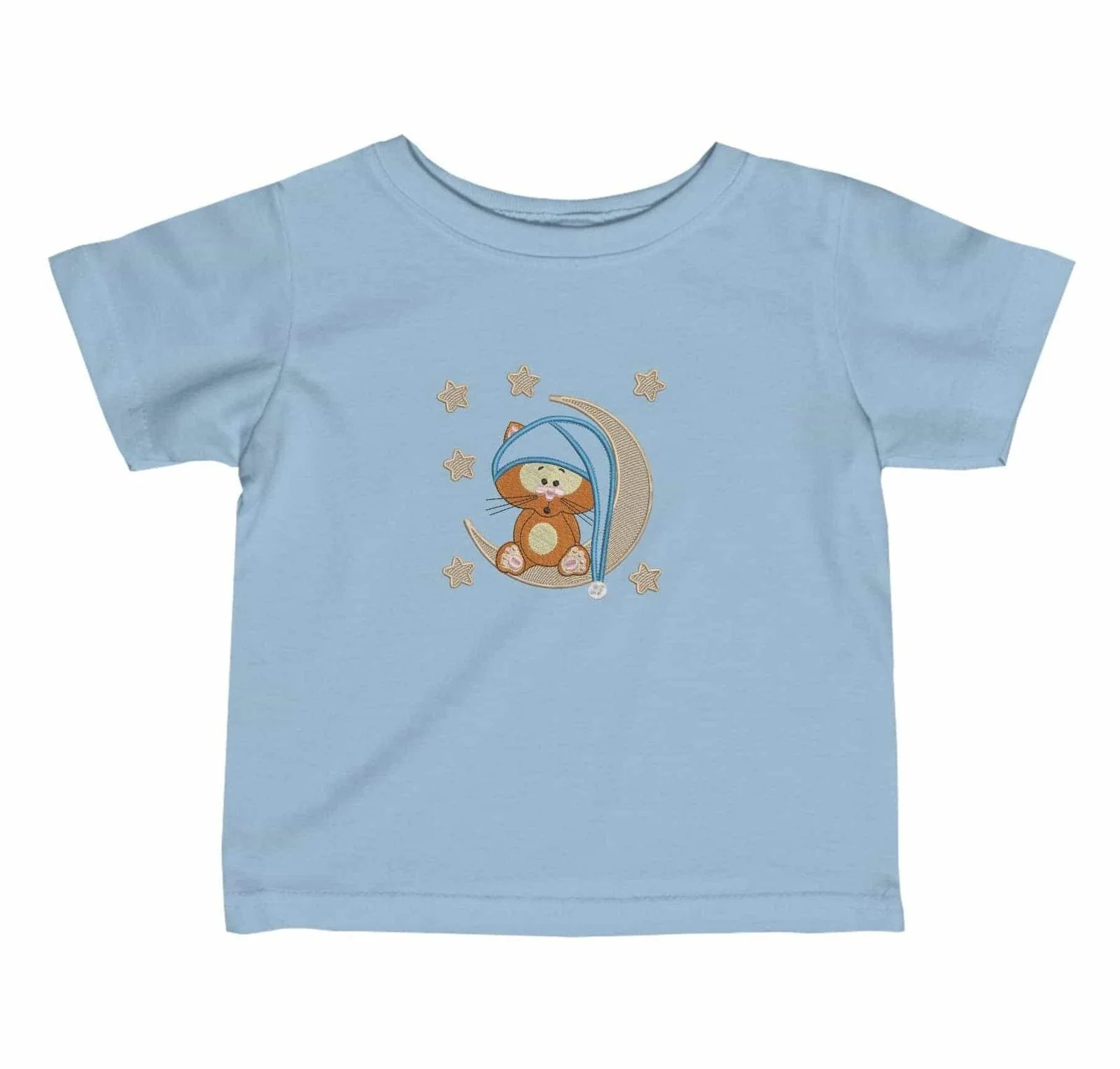 Dreamy Kitten Appliqué Embroidery Design - Image 3