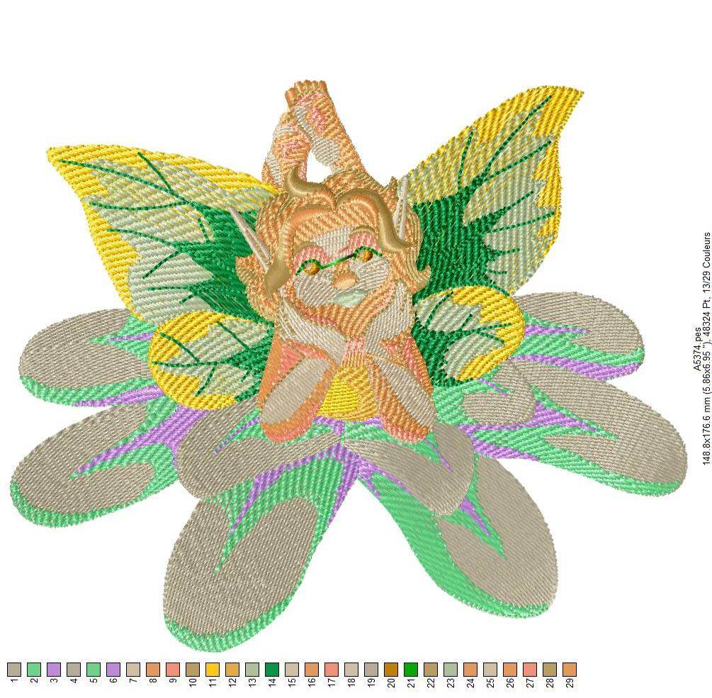 Enchanting Fairy and Nature Embroidery Design Pack β 12 DESIGNS - Image 8