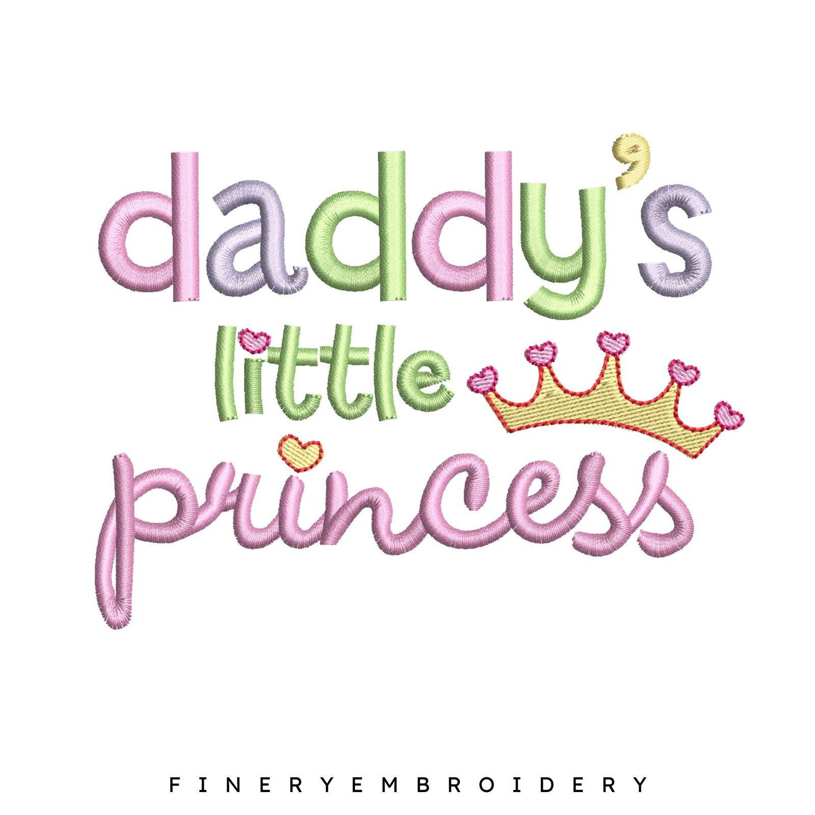 Father's Day Embroidery Pack - 6  Designs - 2 sizes - Image 4