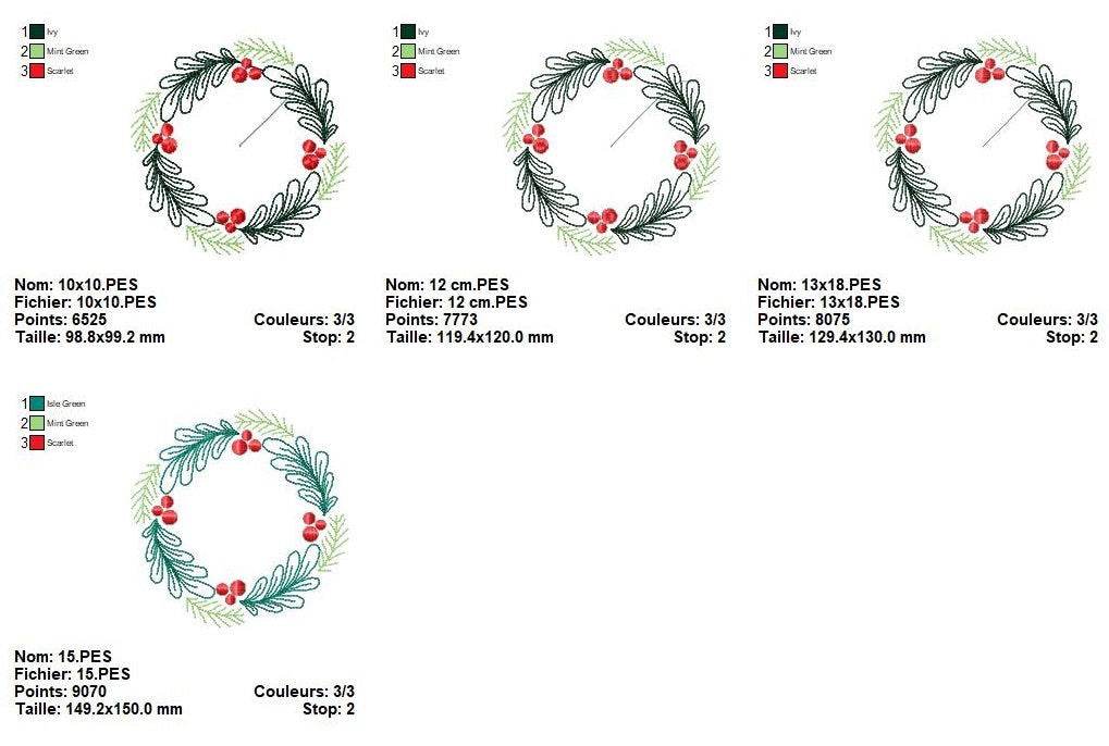 Festive Christmas Embroidery Pack – 10 Merry Designs for Holiday Cheer - Image 7