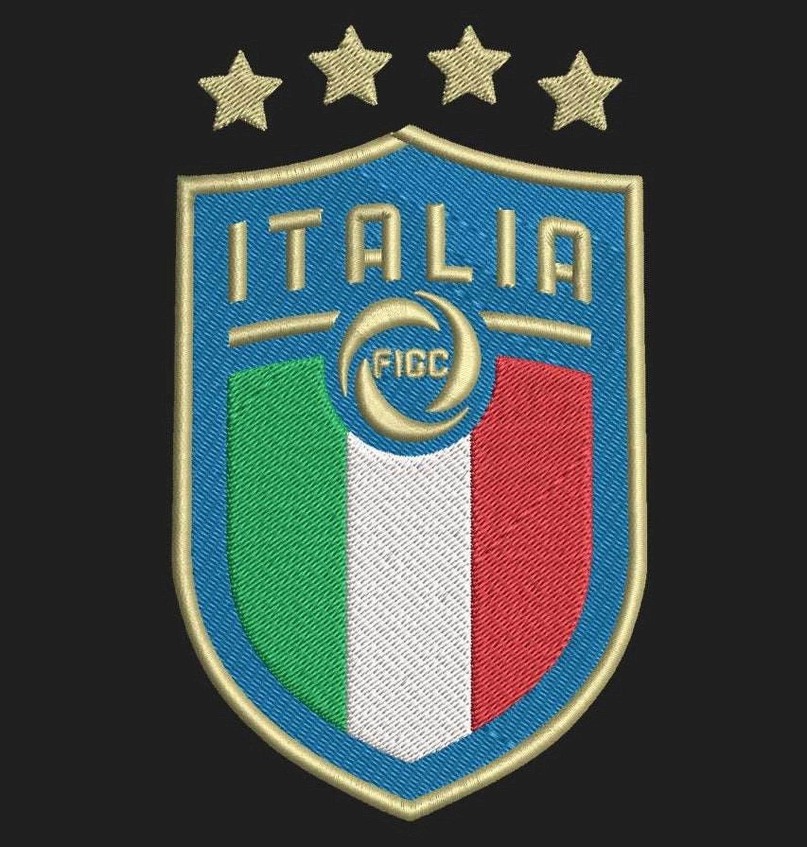 Football Club Team Italy logo: Embroidery Design - Image 3
