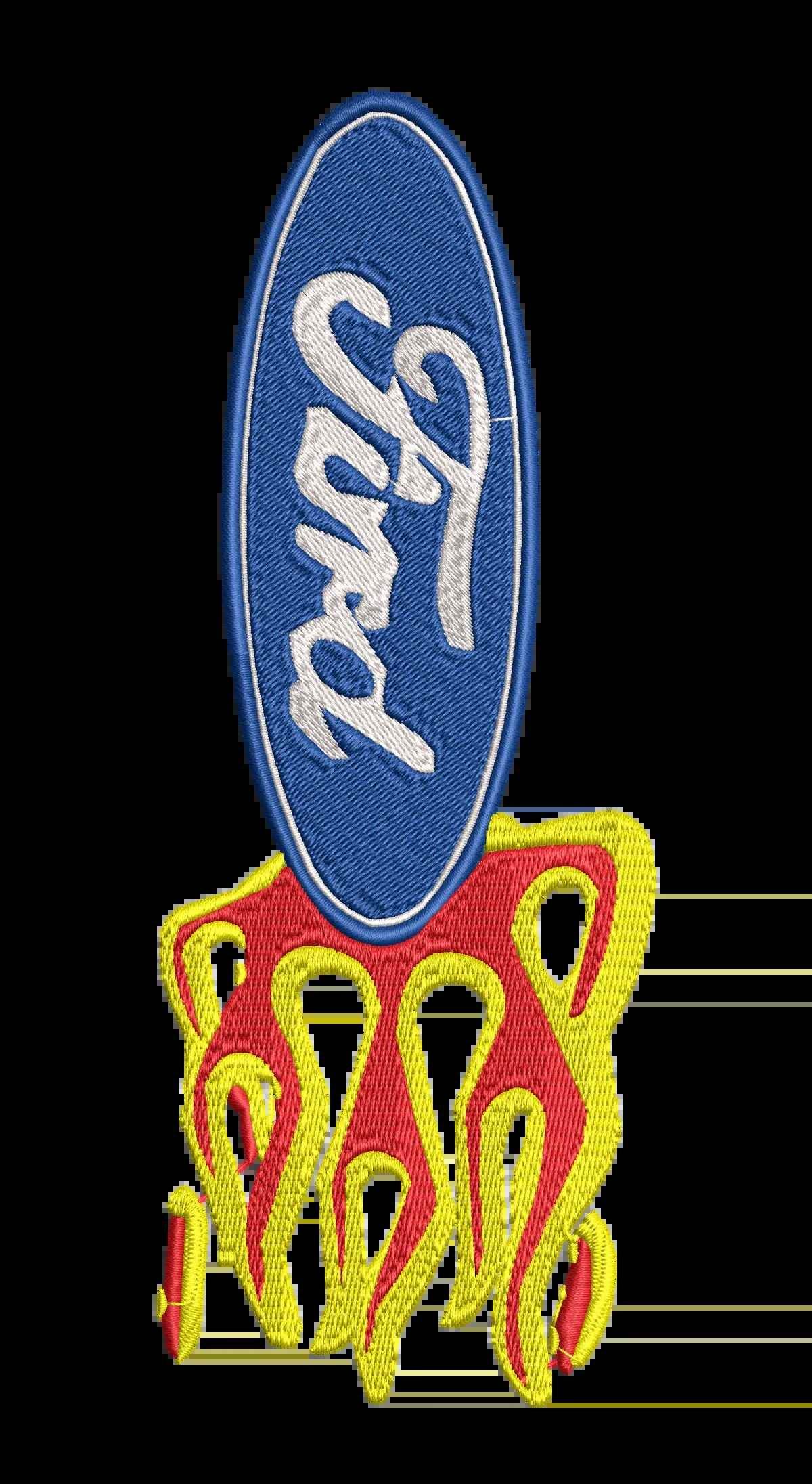 Ford 13 - Embroidery Design - Image 2