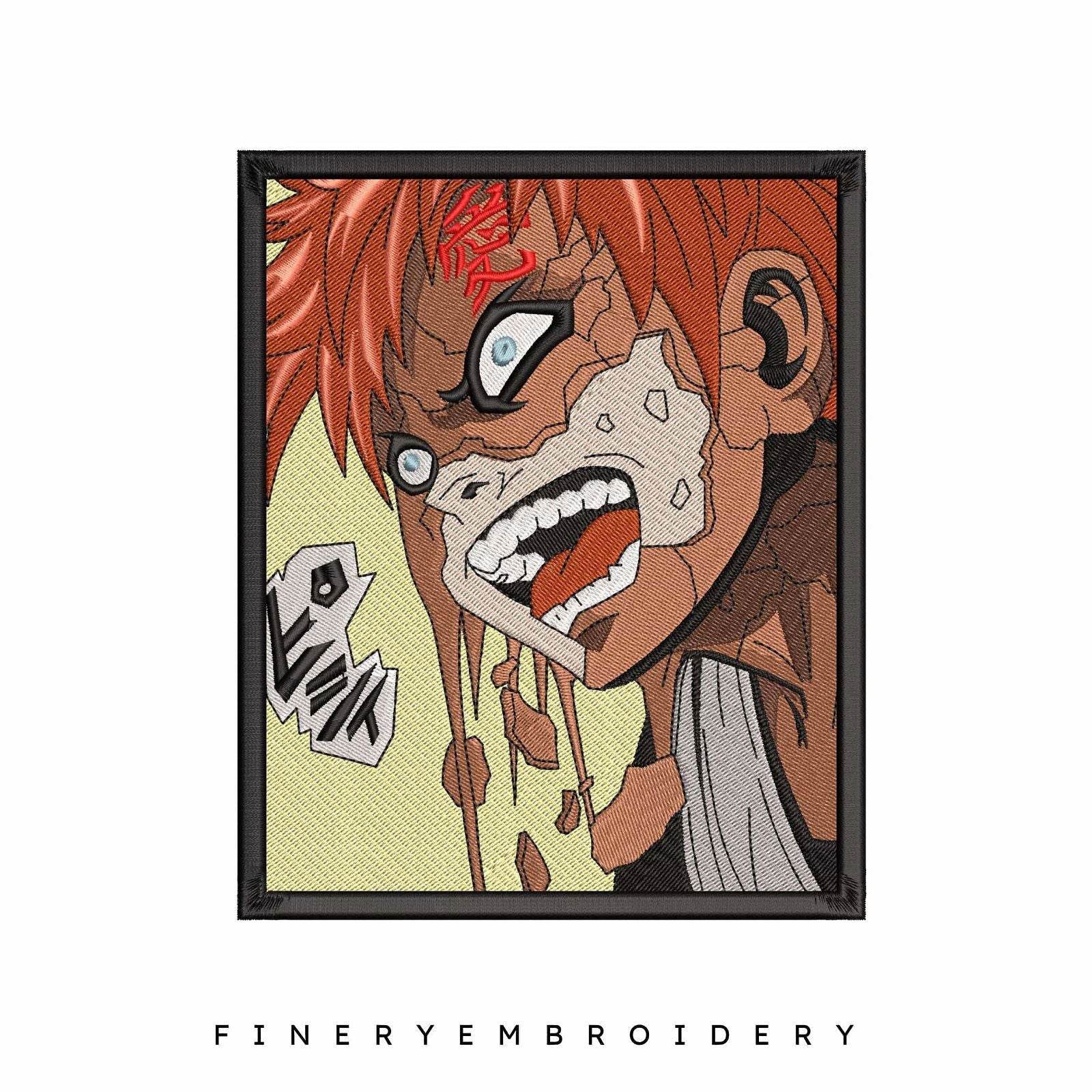 Gaara Anime - Embroidery Designs - Image 2