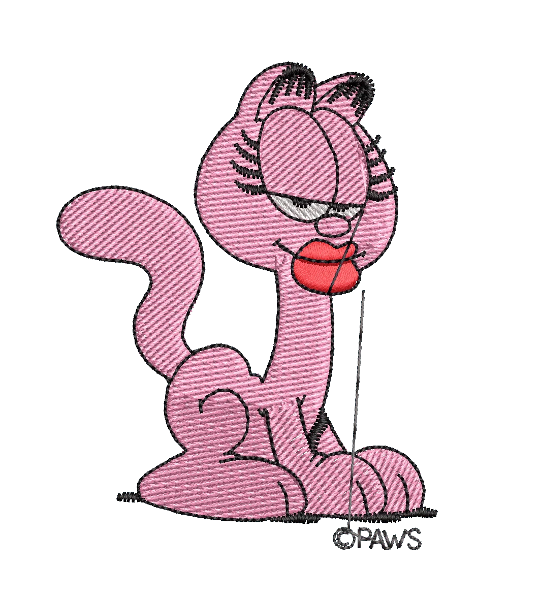Garfield 13 - Embroidery Design - Image 2