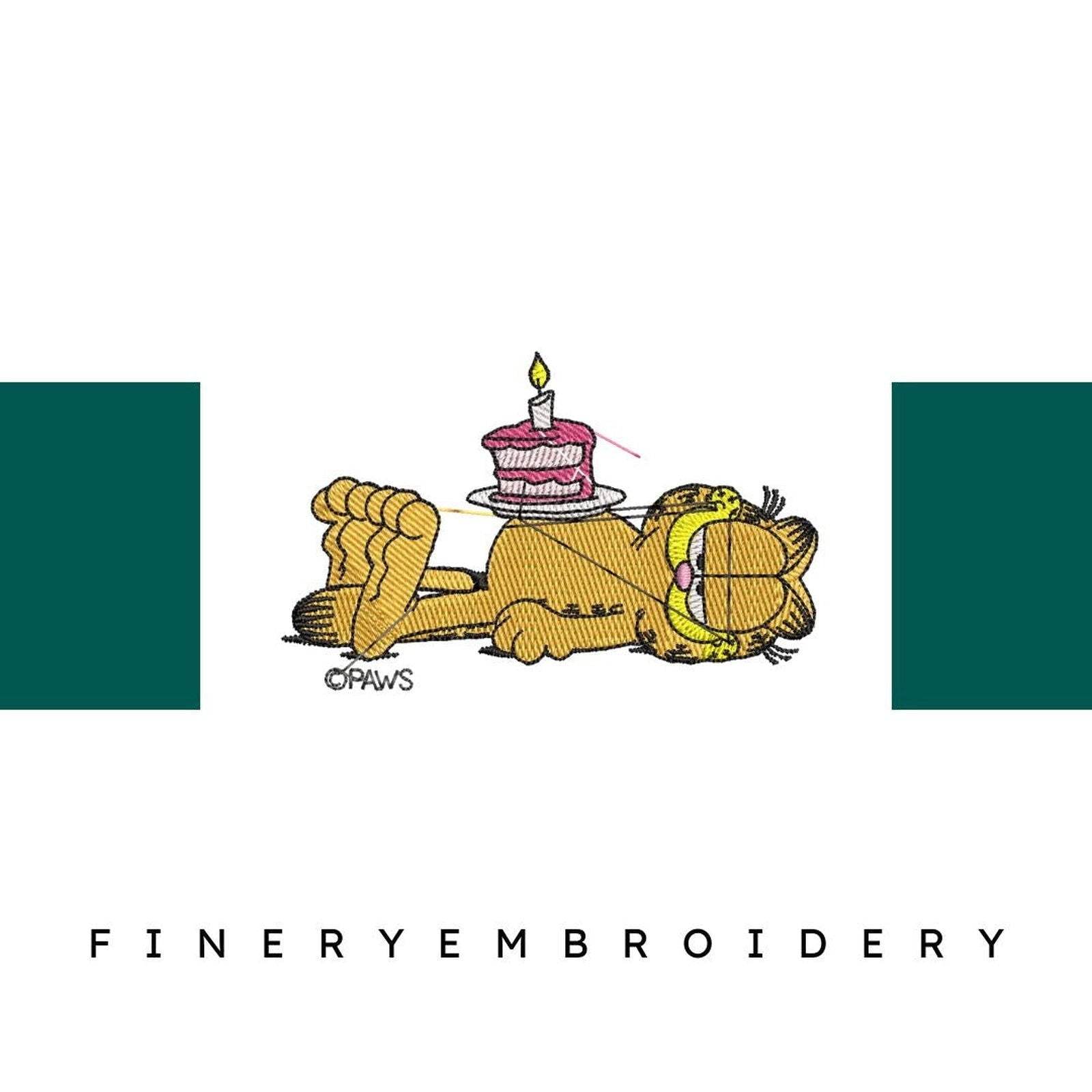 Garfield 18 - Embroidery Design