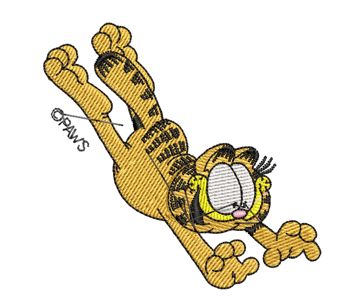 Garfield 02 - Embroidery Design - Image 2