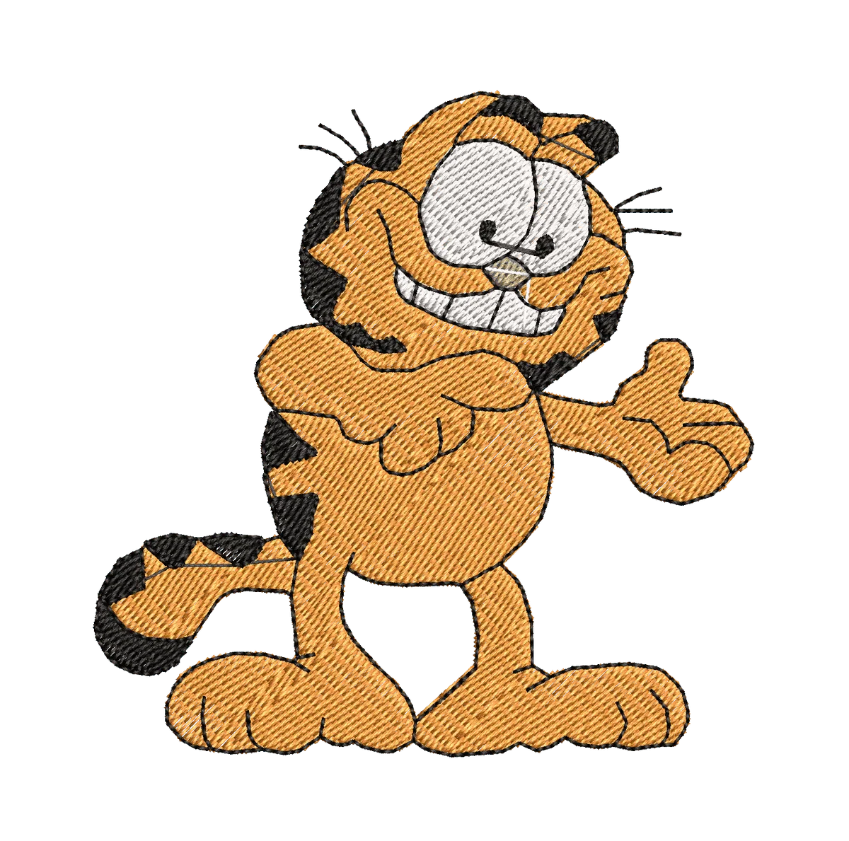 Garfield 21 - Embroidery Design - Image 2