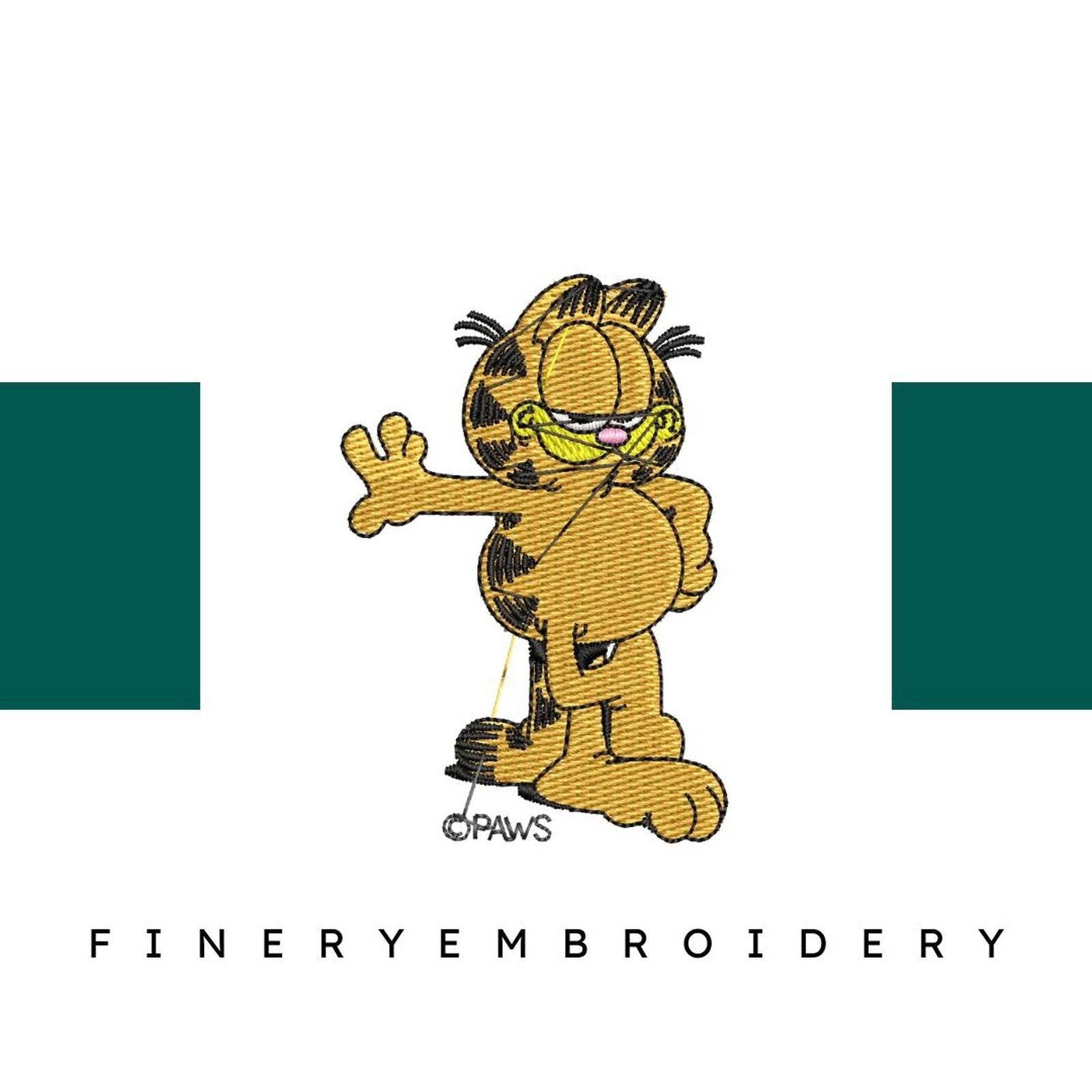 Garfield 04- Embroidery Design