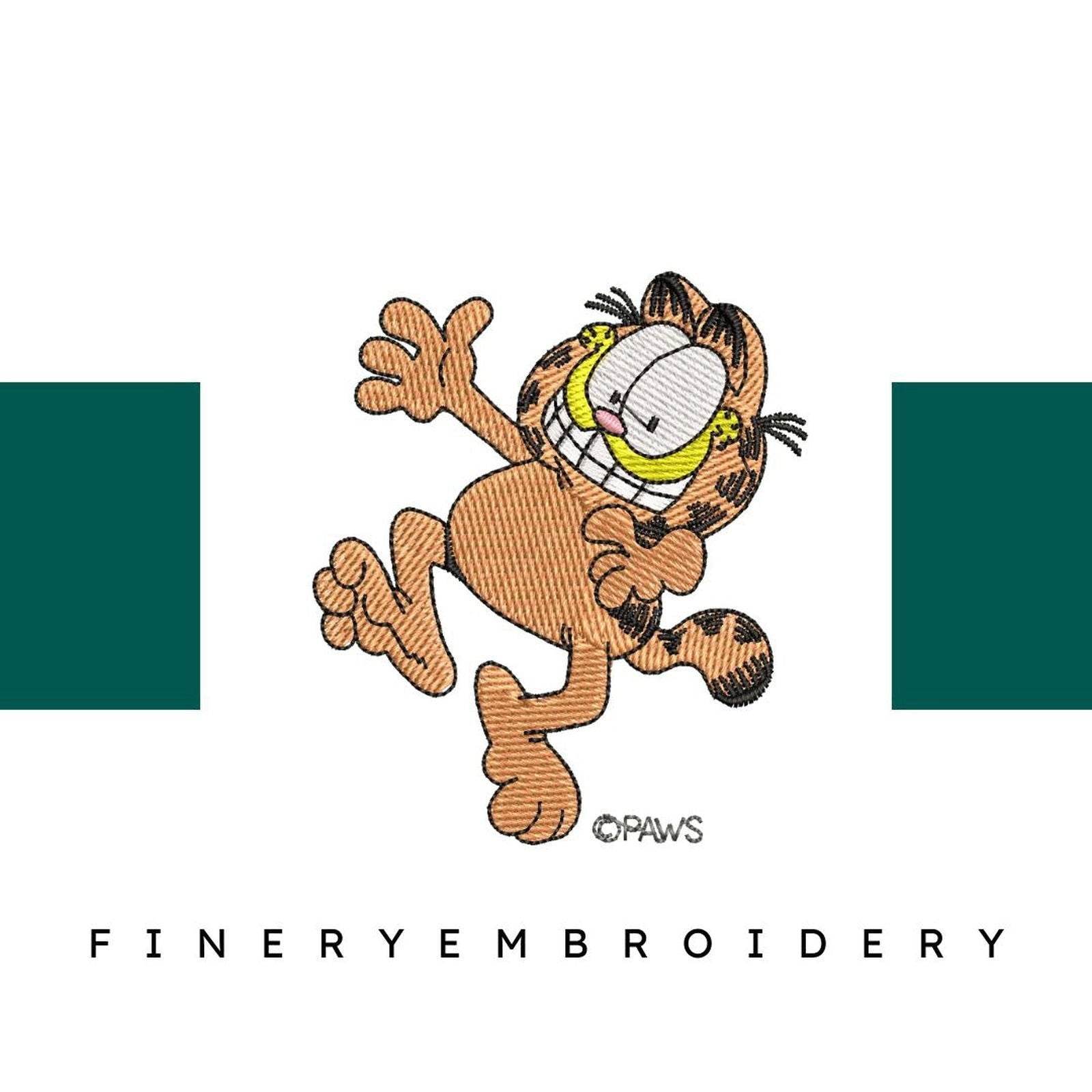Garfield 40 - Embroidery Design