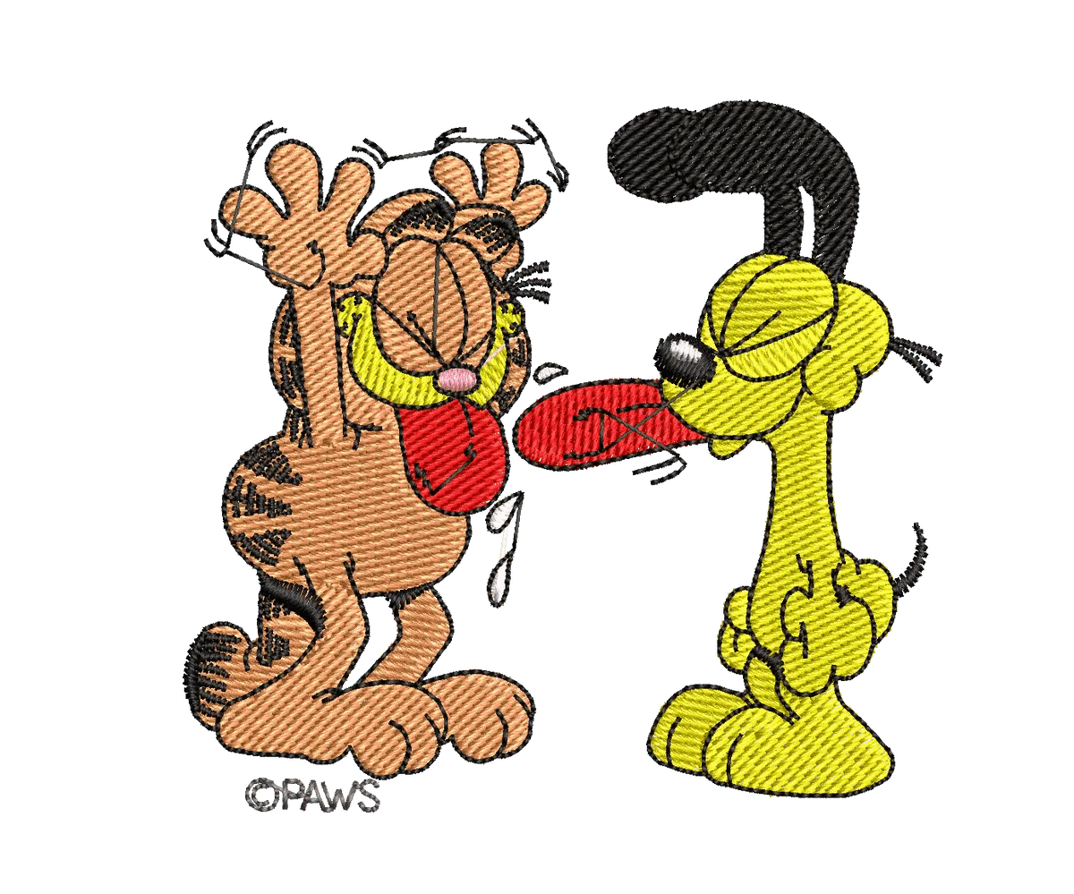 Garfield 43 - Embroidery Design - Image 2