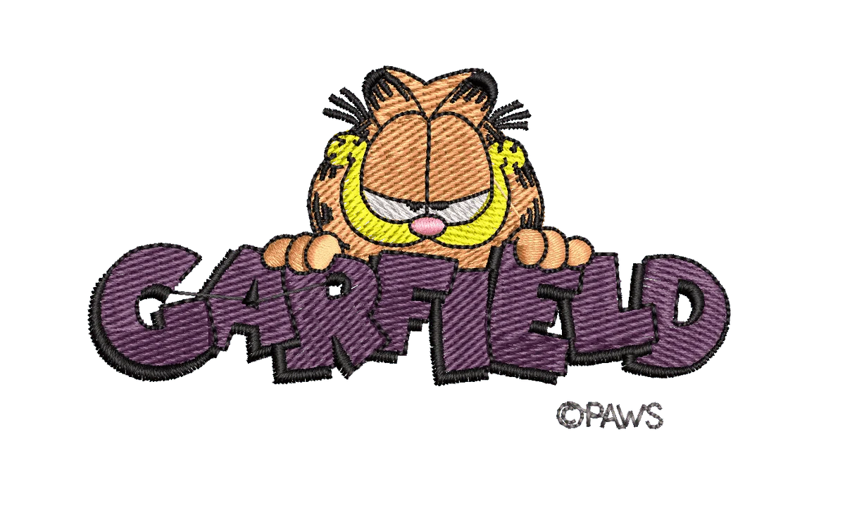 Garfield 45 - Embroidery Design - Image 2