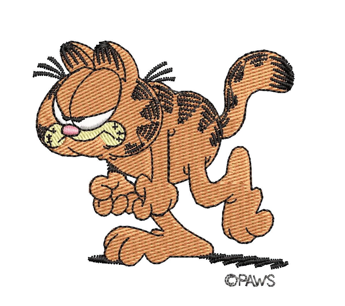 Garfield 51 - Embroidery Design - Image 2