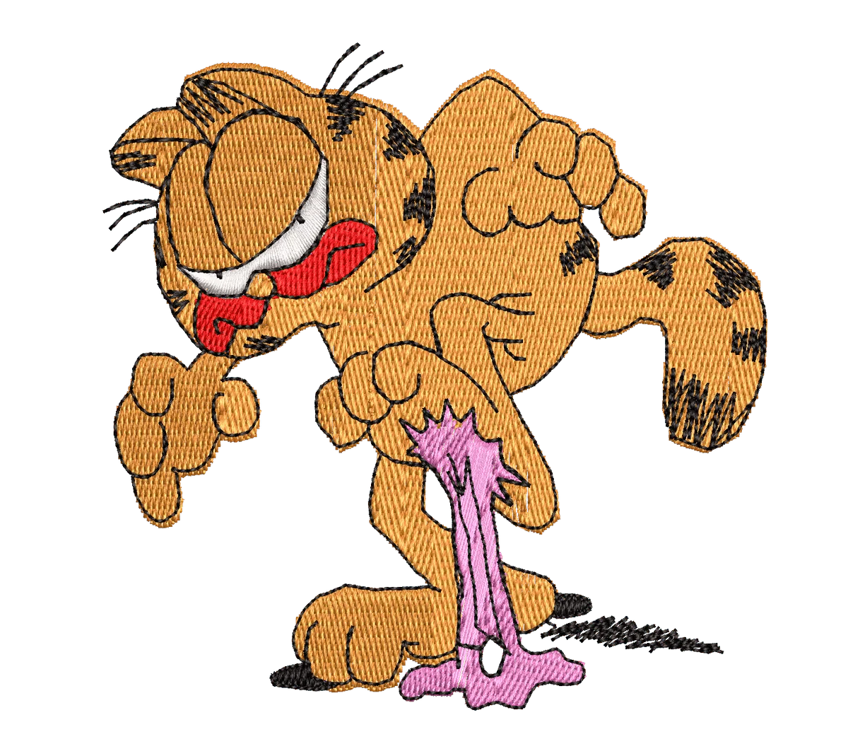 Garfield 55 - Embroidery Design - Image 2